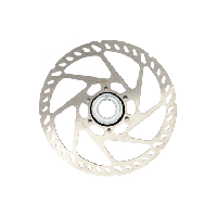 Photo Disque frein vtt centerlock d180 mm clarks compatible shimano avec locking ring