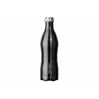 Photo Dowabo bouteille thermos double paroi metallique collection 750 ml noir