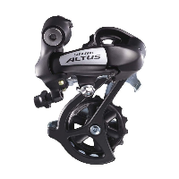 Photo Dérailleur arrière sans adaptateur chape longue Shimano Altus RD-M310 7/8 v