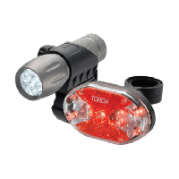 Photo Eclairage torch light set high beamer tactical 9 tail bright 9x