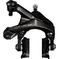 Photo Etrier de frein arriere dual pivot shimano dura ace br r9200 noir patins carbones