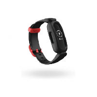 Photo Fitbit ace 3 bracelet connecte enfant noir et rouge