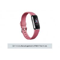 Photo Fitbit luxe bracelet d activite acier inoxydable platine ordhidee