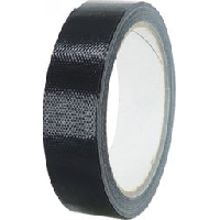 Photo Fond de jante tresse adhesif tubeless compatible tubetype noir largeur 25mm longueur 9m vendu au rouleau