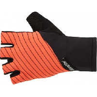 Photo Gants courts unisexe santini riga orange noir