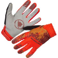 Photo Gants endura coupe vent singletrack paprika