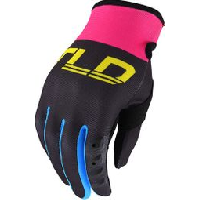 Photo Gants femme troy lee designs gp noir jaune