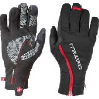 Photo Gants hiver castelli spettacolo ros noir rouge