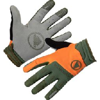 Photo Gants longs endura singletrack vert orange