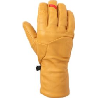 Photo Gants longs millet leather sherpa jaune