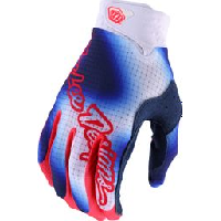 Photo Gants longs troy lee designs air lucid blanc bleu