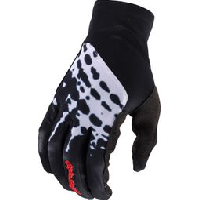 Photo Gants longs troy lee designs flowline noir blanc