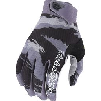 Photo Gants troy lee designs air brushed camo noir gris