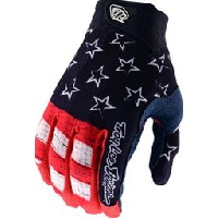 Photo Gants troy lee designs air navy rouge