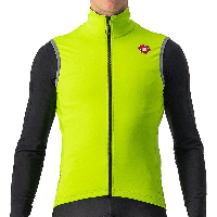 Photo Gilet coupe-vent Castelli Perfetto RoS 2 Vest 2023 L jaune fluo