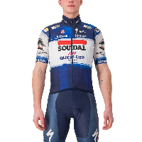 Photo Gilet coupe-vent vélo Castelli Pro Light Wind Soudal - Quick Step 2023 bleu foncé XXL