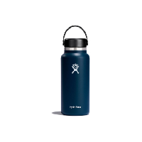 Photo Gourde isotherme hydro flask 946 ml wide mouth bleu