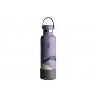 Photo Gourde isotherme hydro flask standard mouth 620 ml violet