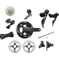 Photo Groupe shimano ultegra di2 r8170 2x12v 52 36 dents 11 30 dents pf86 5 avec partie electrique