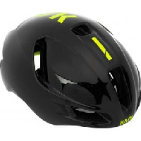 Photo Kask utopia black yellow fluo casque route