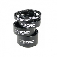 Photo Kcnc kit entretoises direction light alu 1 1 8 noir 3 5 10 14 20 mm