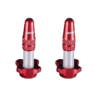 Photo Kit de bouchons en aluminium ice x2 et ecrous x2 airflow rouge