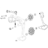 Photo Kit de fixation derailleur sram x0 gx t type eagle axs