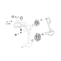 Photo Kit vis fixation/embout pour dérailleur arrière Sram NX