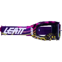 Photo Leatt masque velocity 5 5 zebra neon ecran gris clair 58