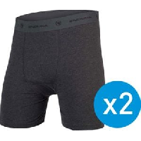 Photo Lot de 2 sous shorts endura bike gris anthracite