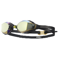 Photo Lunettes de natation tyr stealth x mirrored performance or noir