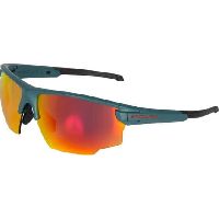 Photo Lunettes endura singletrack bleu petrole miroir orange rouge