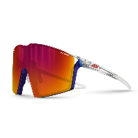 Photo Lunettes vélo Julbo Edge Groupama FDJ Cristal Bleu Spectron 3 transparent