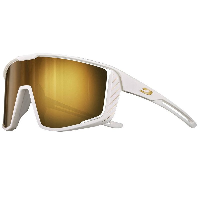 Photo Lunettes vélo Julbo Fury JO Paris 24 Blanc Mat Brillant - Spectron 3 Or blanc