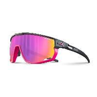 Photo Lunettes vélo Julbo Rush Noir Rose Spectron 3 rose