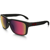 Photo Lunettes vélo Oakley Holbrook Matte Black / Positive Red Iridium