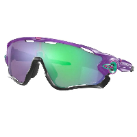 Photo Lunettes vélo Oakley Jawbreaker Shift Collection Matte Electric Purple Prizm Jade violet