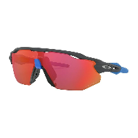 Photo Lunettes vélo Oakley Radar EV Advancer Matte Carbon/Prizm Trail Torch gris bleu