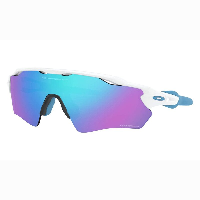 Photo Lunettes vélo Oakley Radar EV XS Polished White/Prizm Sapphire blanc