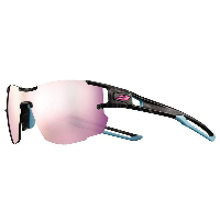 Photo Lunettes vélo femme Julbo Aerolite Grey Tortoise anthracite bleu clair