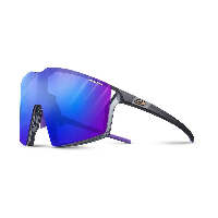 Photo Lunettes vélo photochromiques Julbo Edge Noir Translucide Violet Réactiv 1-3 noir violet