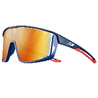 Photo Lunettes vélo photochromiques Julbo Fury JO Paris 24 Bleu Blanc Rouge - Reactiv 1-3 bleu