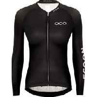 Photo Maillot a manches longues de velo pour femme ecoon tourmalet noir