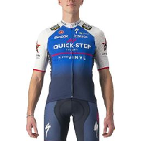 Photo Maillot castelli competizione quickstep 2022 bleu blanc