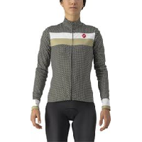 Photo Maillot castelli manches longues volare ls vert kaki blanc