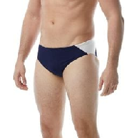 Photo Maillot de bain tyr hexa splice racer bleu blanc