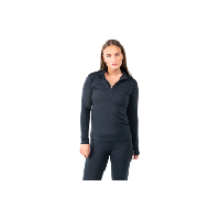 Photo Maillot de corps femme devold breeze merino 150 1 4 zip noir