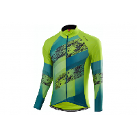 Photo Maillot de cyclisme loeffler manches longues maillot de cyclisme m bike l s shalerock vert