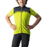 Photo Maillot enfant castelli neo prologo jaune bleu