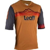 Photo Maillot manches 3 4 leatt enduro 3 0 suede marron